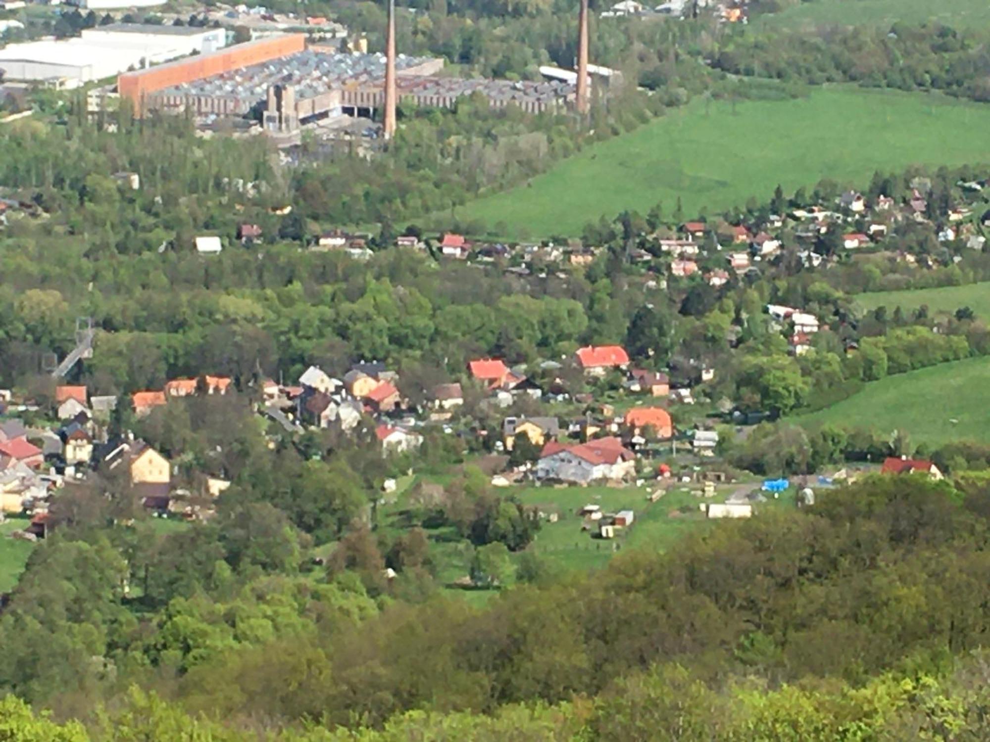 Pension Vyhlídka Klásterec nad Ohrí Exterior foto